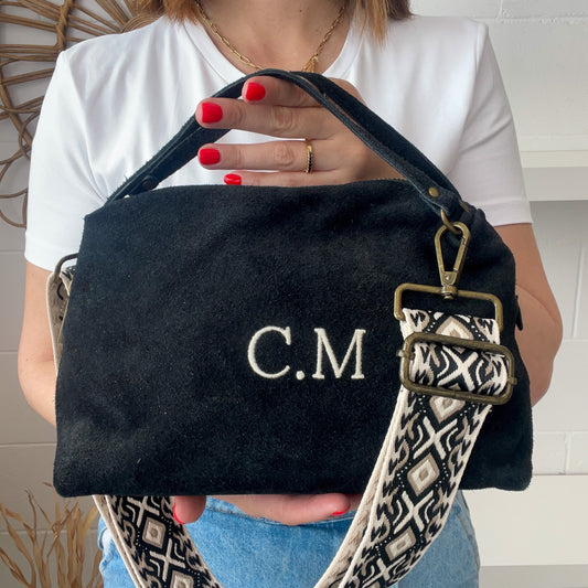 Saca piel de ante personalizada  - Color negro