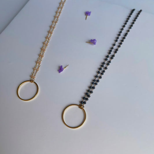 Collar circulo combinado