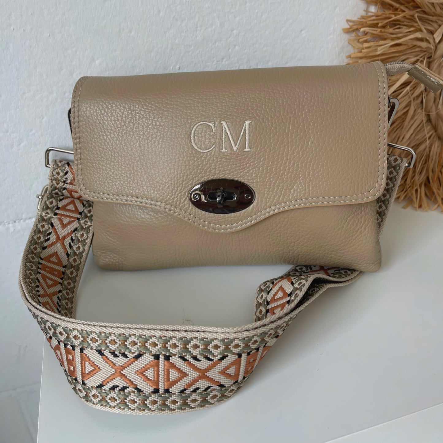 Bolso piel estilo sobre personalizado