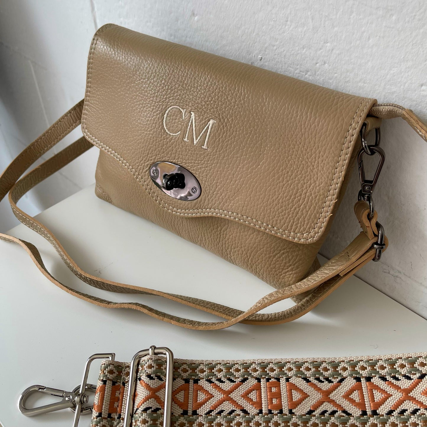 Bolso piel estilo sobre personalizado