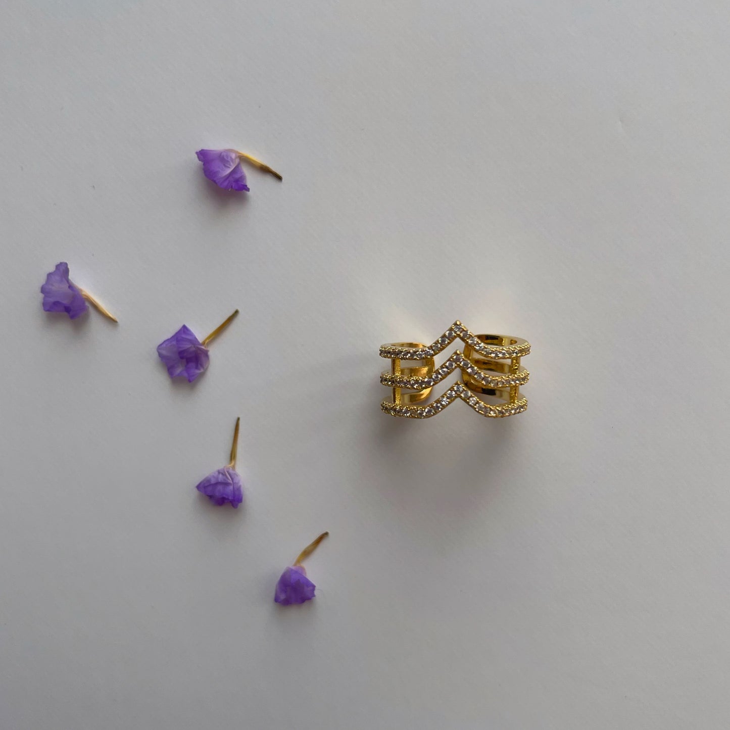 Anillo triple pico