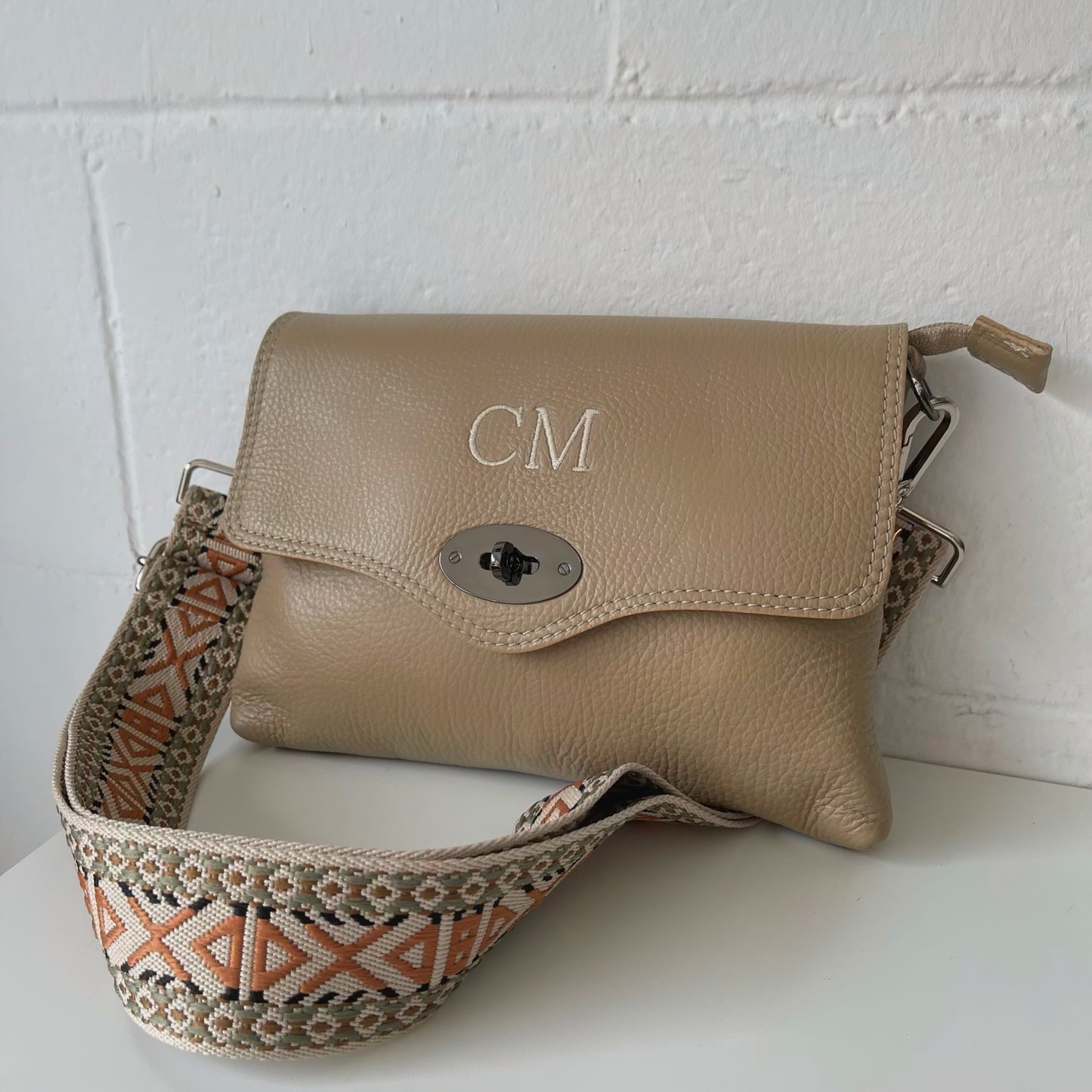 Bolso piel estilo sobre personalizado