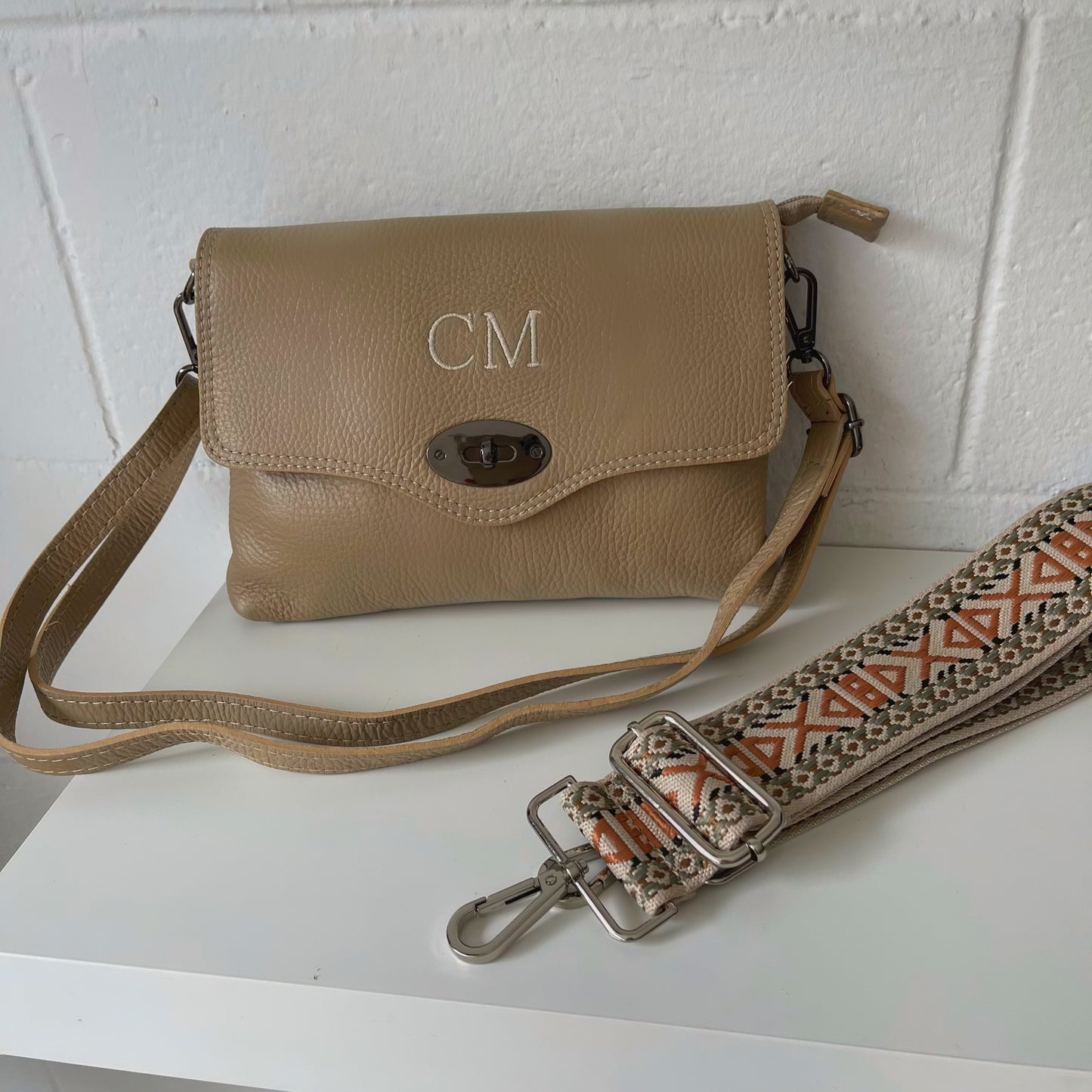 Bolso piel estilo sobre personalizado