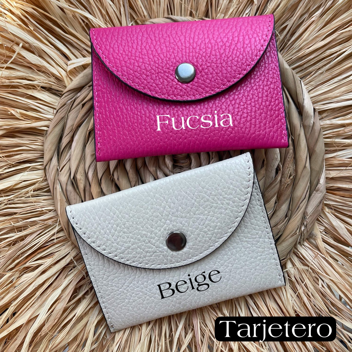 Bolso de herrajes personalizado - Color beige