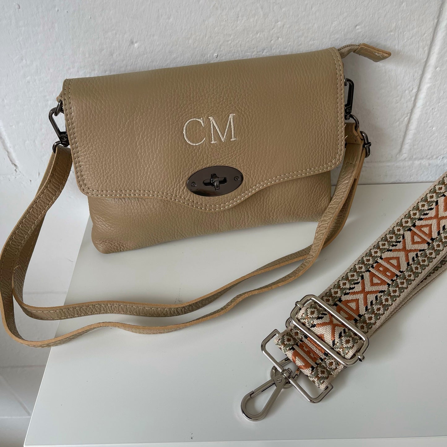 Bolso piel estilo sobre personalizado