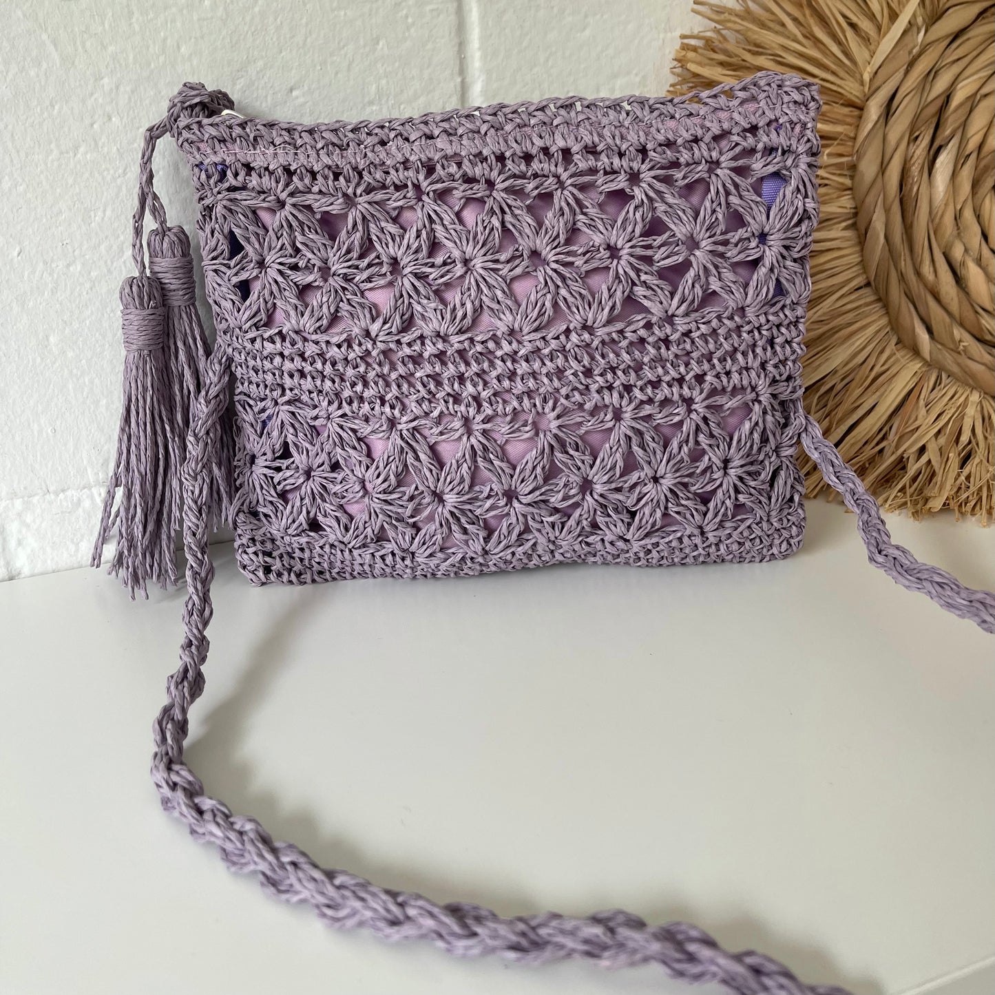 Mini bandolera rafia