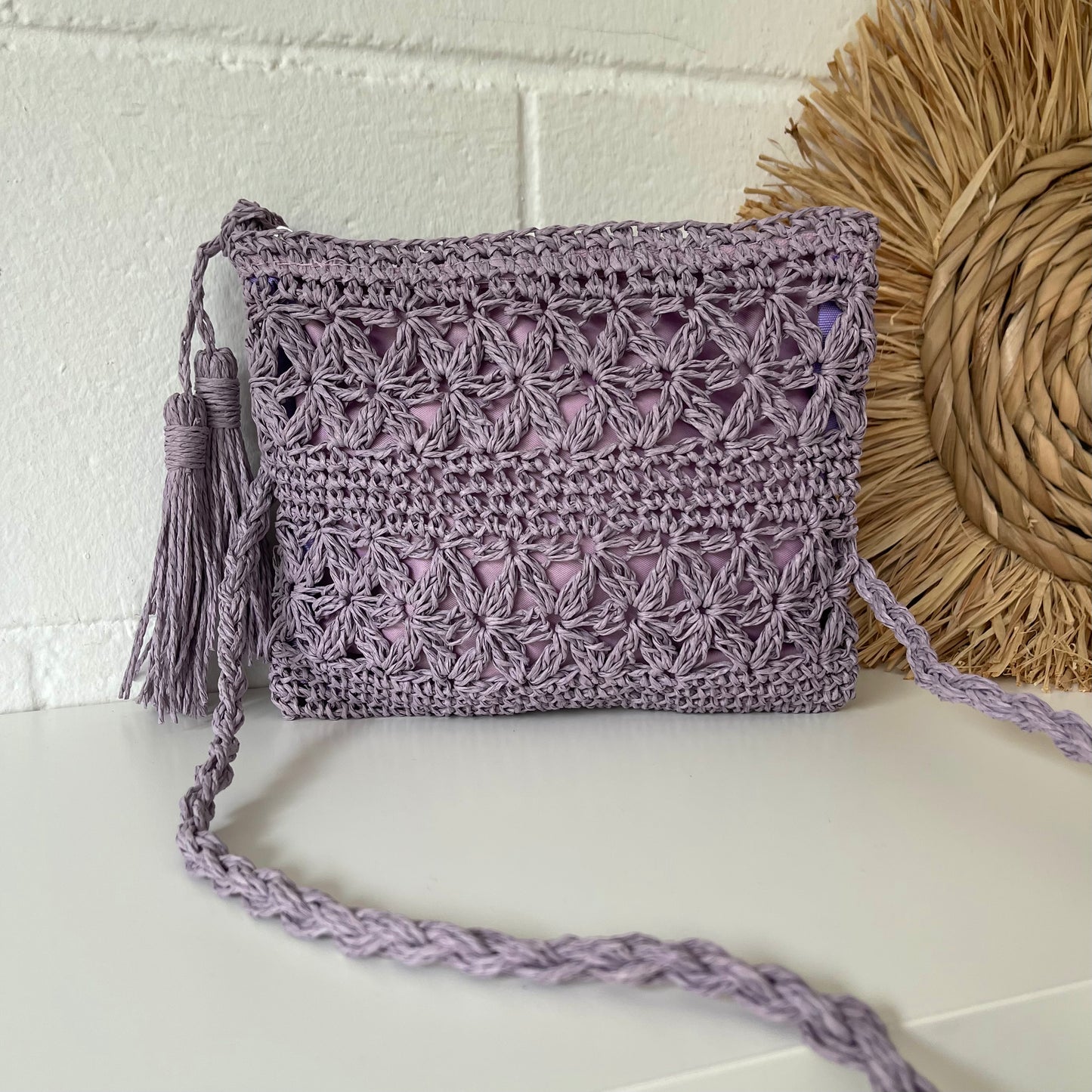 Mini bandolera rafia